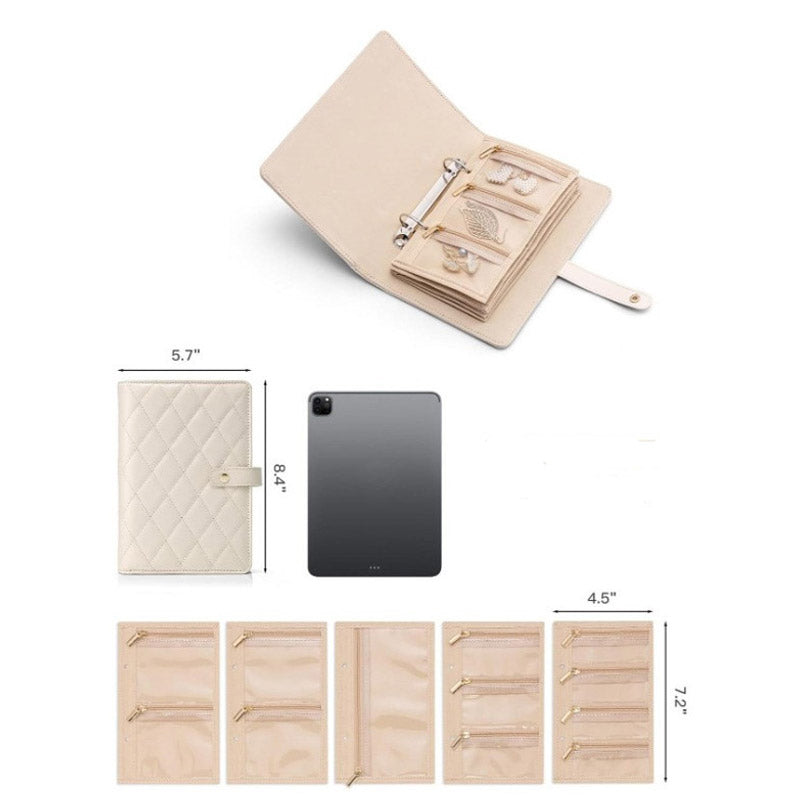 LuxeCheck – Elegante tragbare Schmuckaufbewahrungstasche