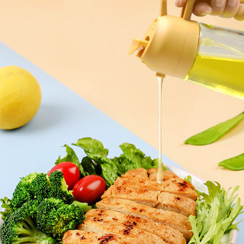 ClaraKitchen – 2-in-1 Multifunktionale Ölflasche | 1+1 GRATIS