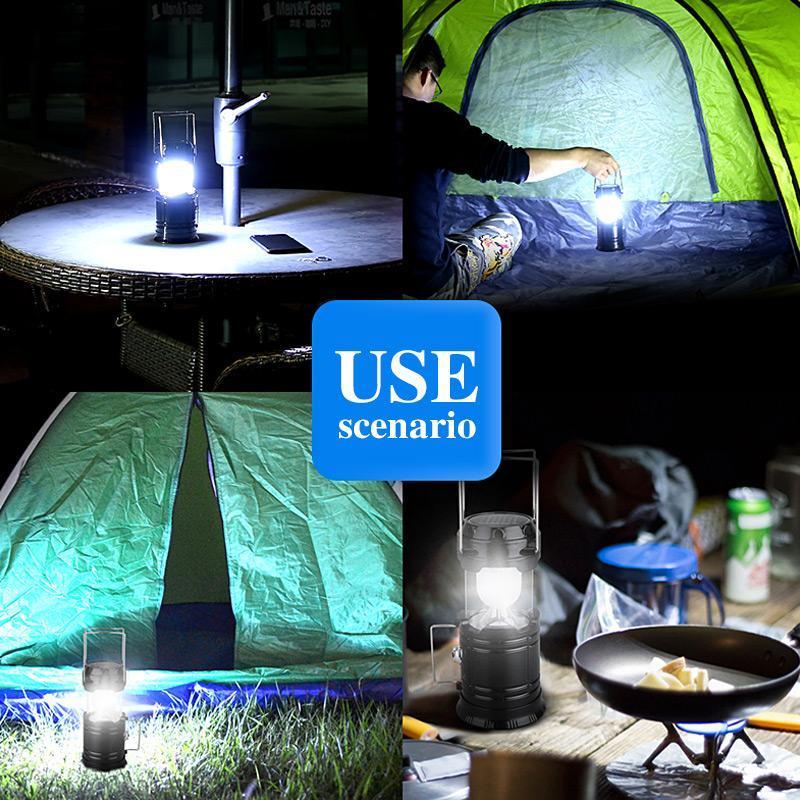 CampGlow – 3-in-1 LED-Campinglaterne
