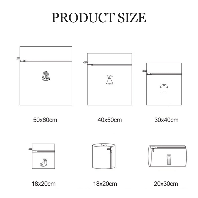 LaundryPro – Multi-Size Mesh Wäschesäcke | 1+1 GRATIS