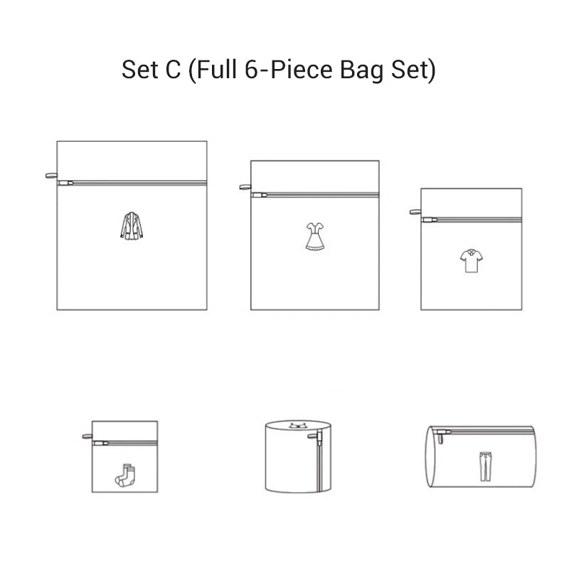 LaundryPro – Multi-Size Mesh Wäschesäcke | 1+1 GRATIS