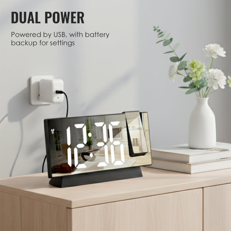 LumoTime – LED Spiegel-Projektionswecker
