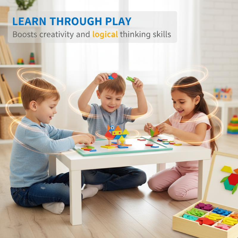 GeoMagico – Kreatives Magnet-Puzzleset | 50% RABATT