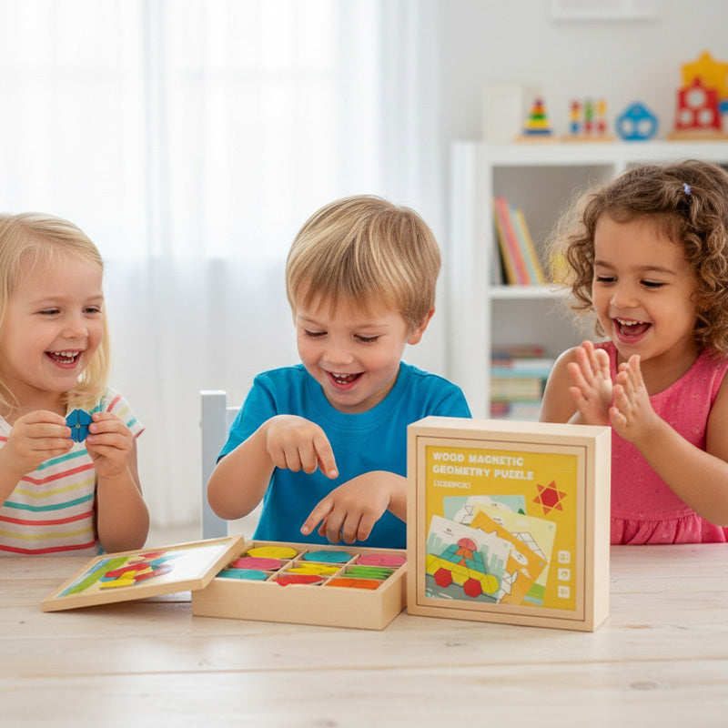 GeoMagico – Kreatives Magnet-Puzzleset | 50% RABATT