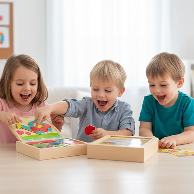 GeoMagico – Kreatives Magnet-Puzzleset | 50% RABATT