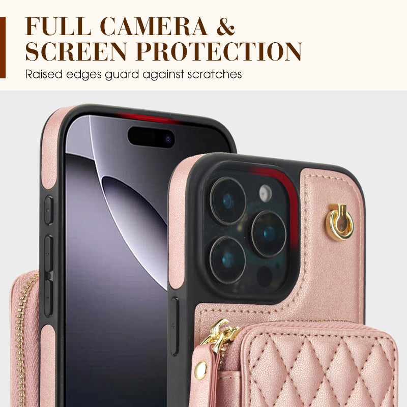 LuxeCarry – Crossbody Wallet Case für iPhone