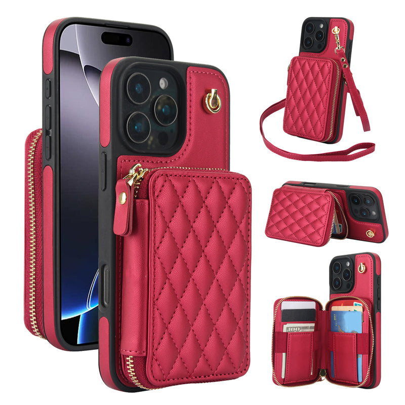 LuxeCarry – Crossbody Wallet Case für iPhone