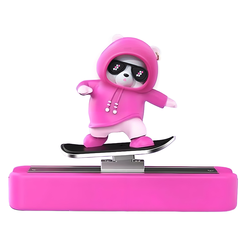 SkateBear – Lustiges Skateboard-Bär Autoornament | 1+1 GRATIS