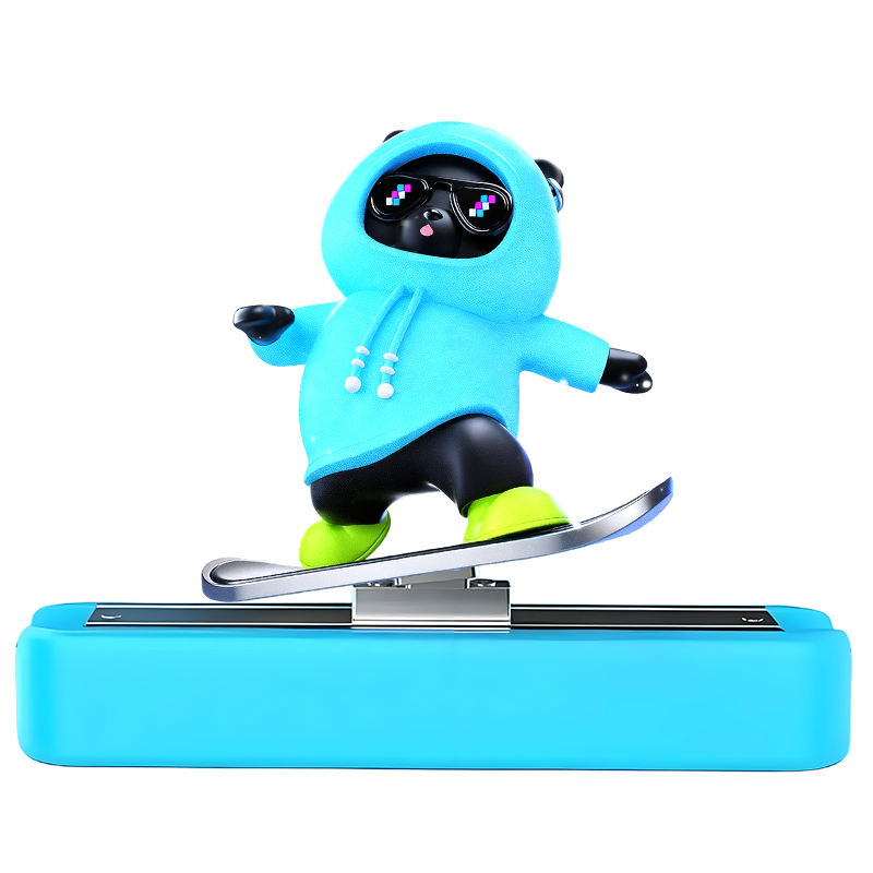 SkateBear – Lustiges Skateboard-Bär Autoornament | 1+1 GRATIS