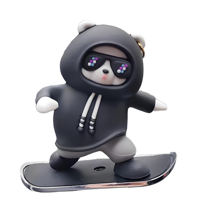 SkateBear – Lustiges Skateboard-Bär Autoornament | 1+1 GRATIS