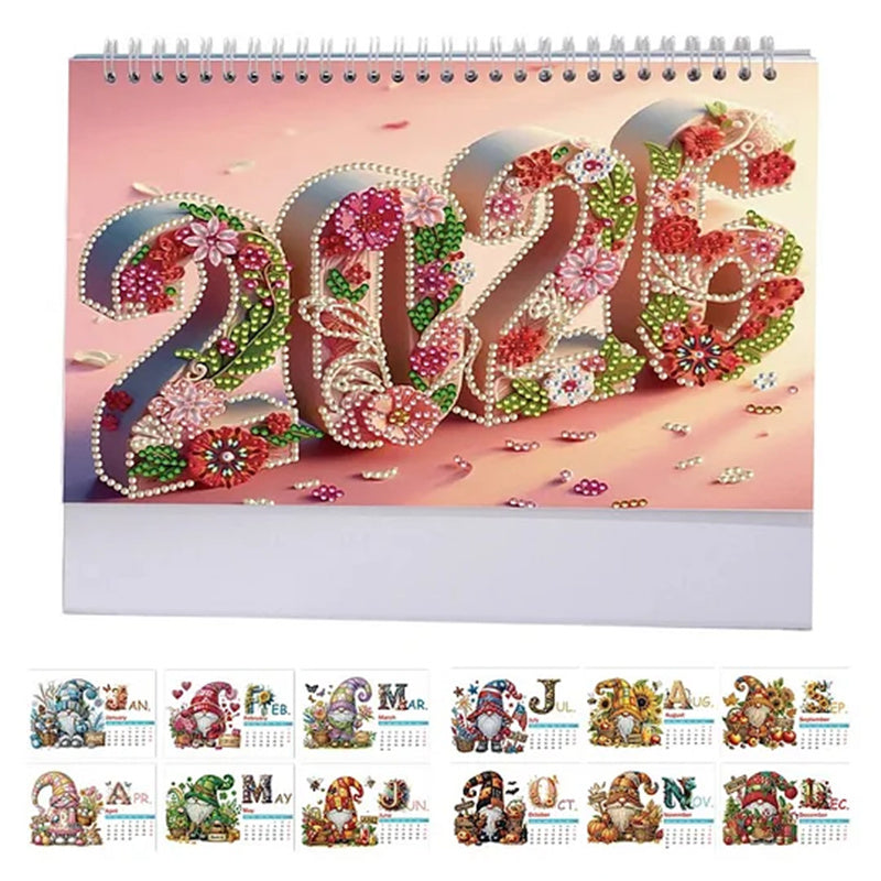 ArtVibe – DIY Diamond Painting Tischkalender 2026
