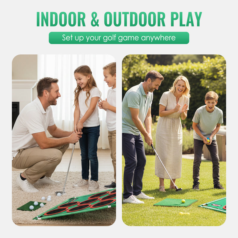 MiniGolf Pro – Tragbares Golf-Zielspiel für Kinder