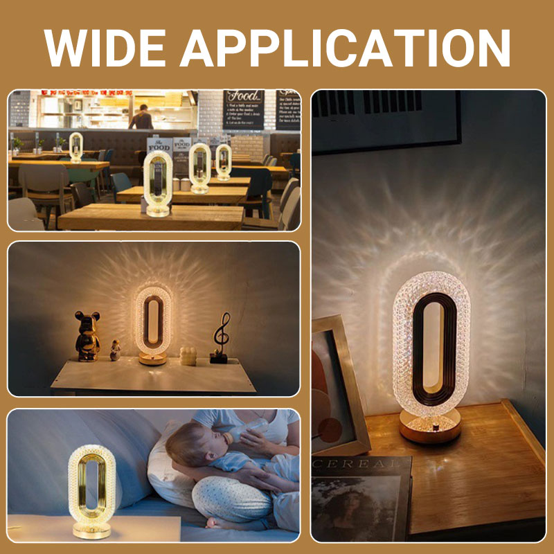 LumiCristal – Wiederaufladbare Luxus LED-Nachtlampe | 2+1 GRATIS