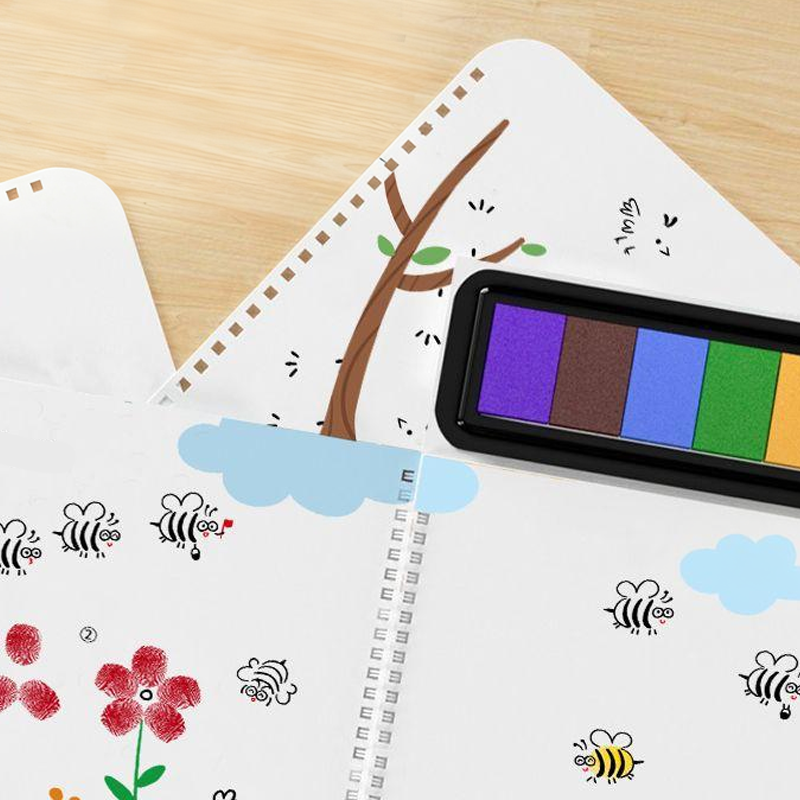 FingerFun – Fingerabdruck-Malbuch für Kinder