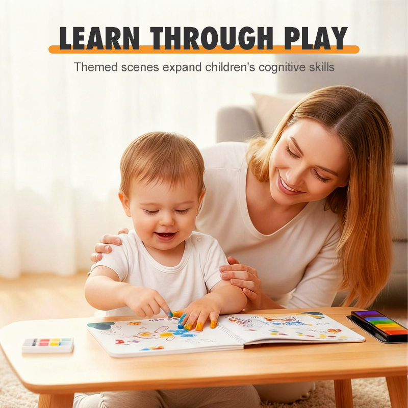 FingerFun – Fingerabdruck-Malbuch für Kinder