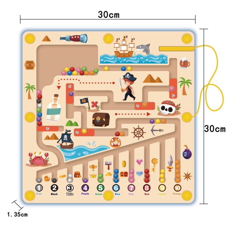 BeadMaze – Magnetisches Labyrinth mit Laufperlen