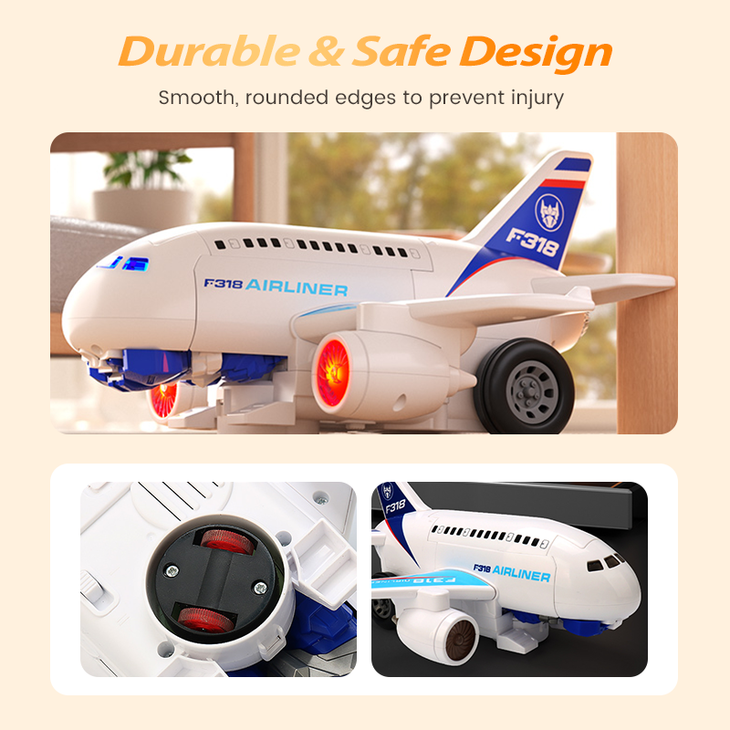 SkyBot – 2-in-1 Flugzeug-Roboter-Spielzeug