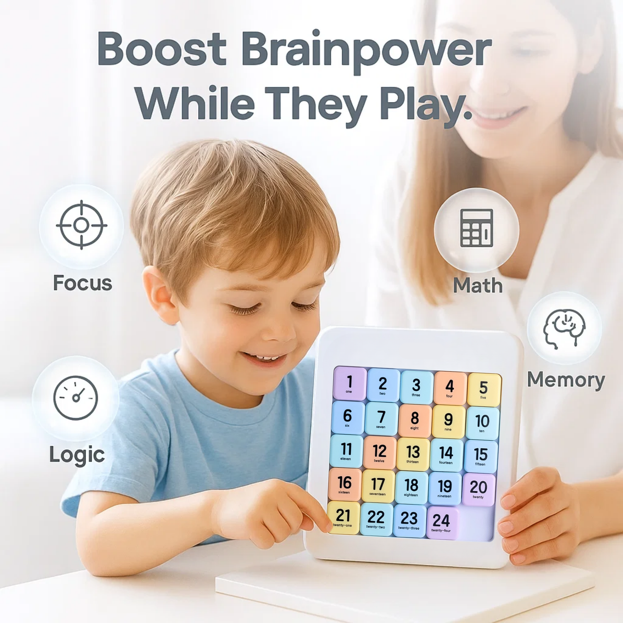 BrainBoost – Sliding Block Puzzle | 50% RABATT