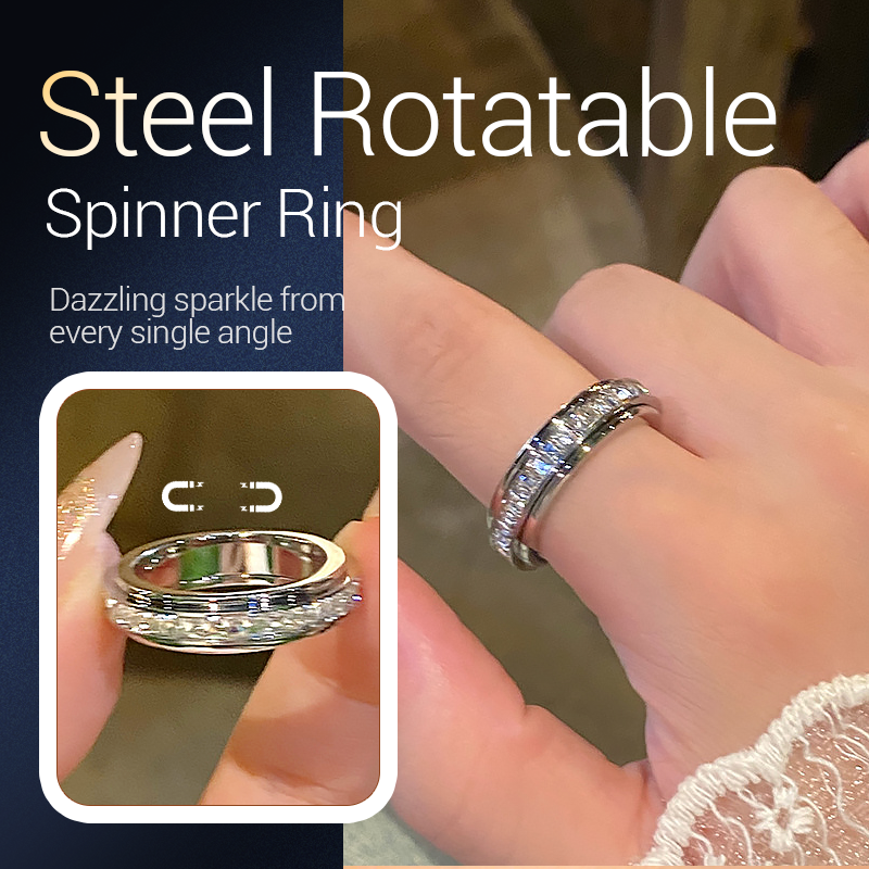 Ruth – Spinnerring aus Titanstahl