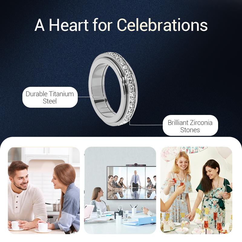 Ruth – Spinnerring aus Titanstahl