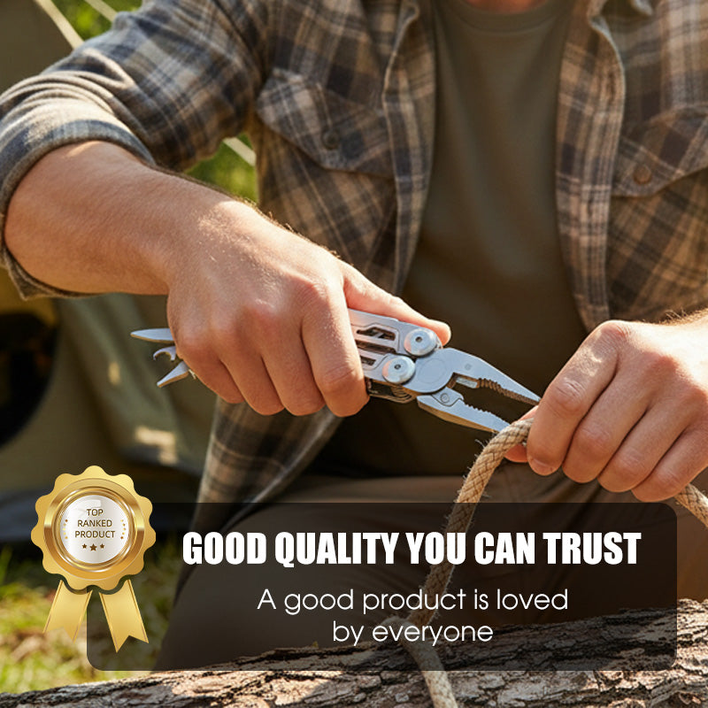 TitanGear – 12-in-1 Edelstahl Multifunktions-Werkzeug