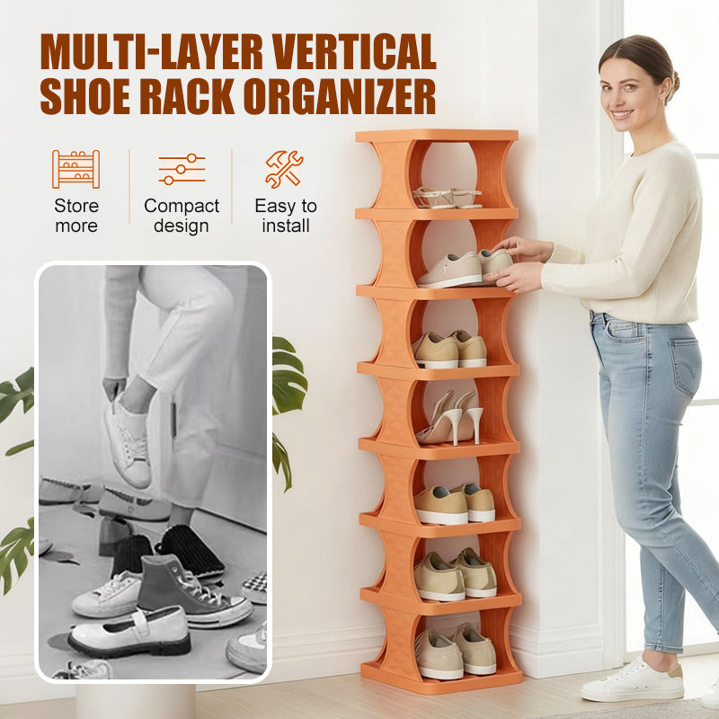 VertiStep – Multi-Layer Vertikaler Schuhregal-Organizer