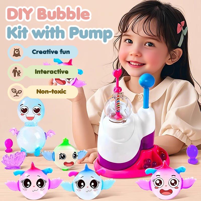 BubbleMagic – DIY Seifenblasen-Set mit Pumpe