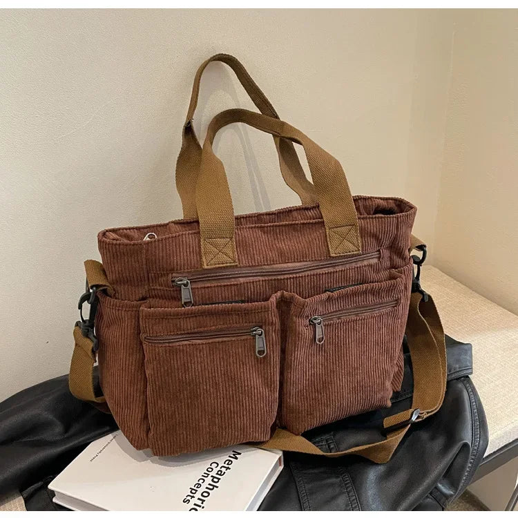 Adelina - Urban Cord-Tasche | 50% RABATT