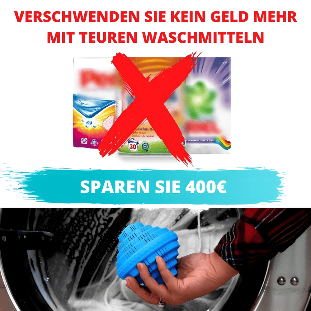 WashZilla™ Bio-Keramik-Wäschekugel | 50% RABATT