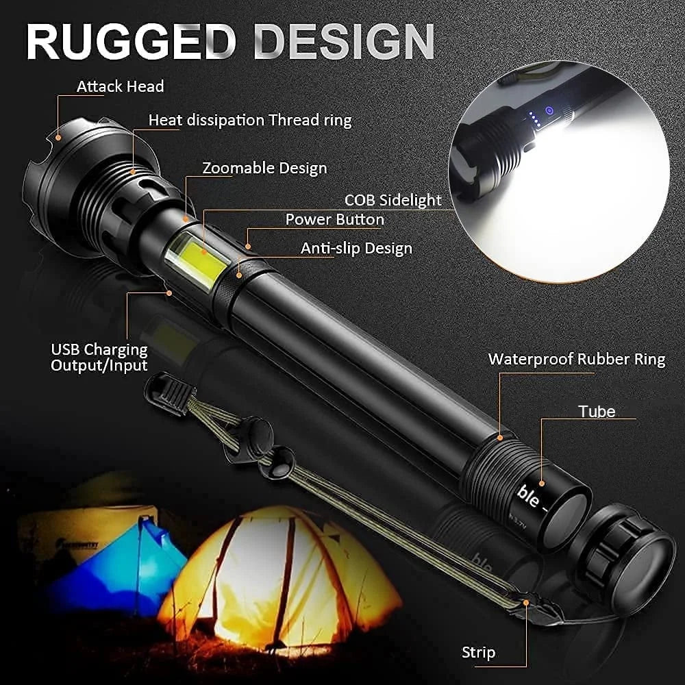 Lumens™ Taktische Laser-Taschenlampe