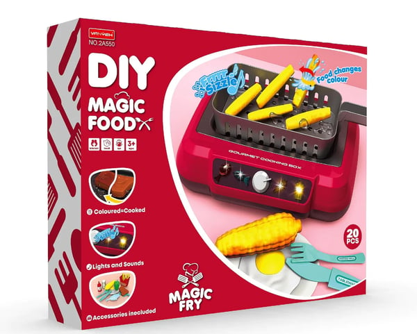 TinyChef™ Magic Fry Kochspielzeug-Set | 50% RABATT