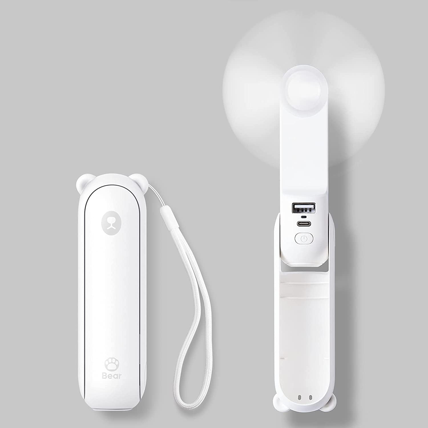 Ocerar | Tragbarer Mini-Ventilator + Powerbank + Taschenlampe + USB in 1 GADGET