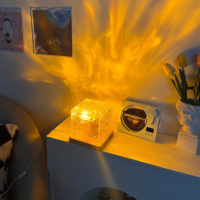 Magic Light Cube® Led Kristall Tischlampe | 50% RABATT