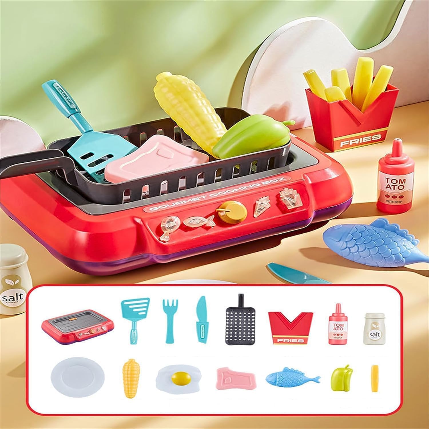 TinyChef™ Magic Fry Kochspielzeug-Set | 50% RABATT