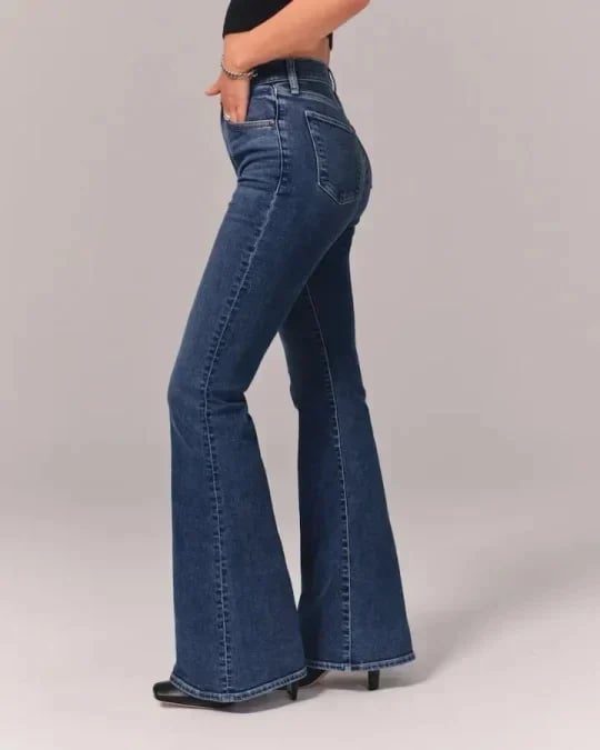 2023 High Stretch Flare Jeans - Bis 65% RABATT
