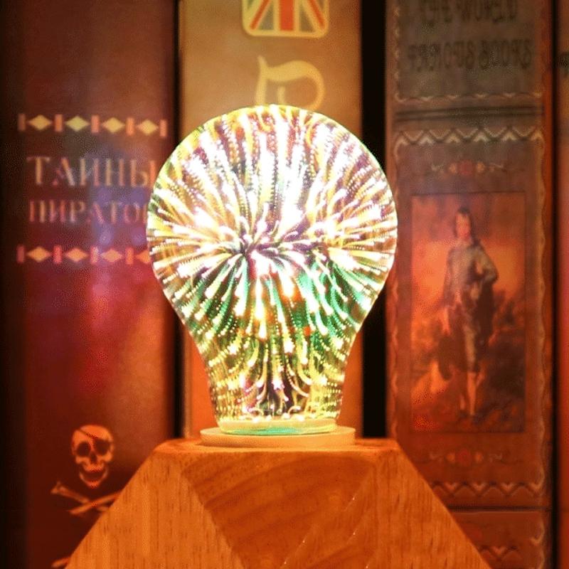 1+1 GRATIS | 3D-Feuerwerk dekorative LED-Lampe