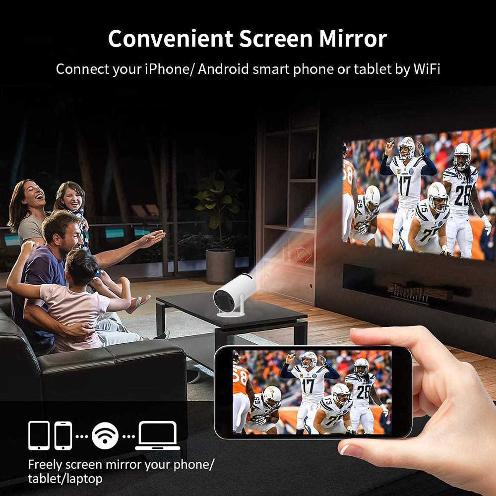MagicScreen™  4K WiFi Mini-Projektor | 50% RABATT