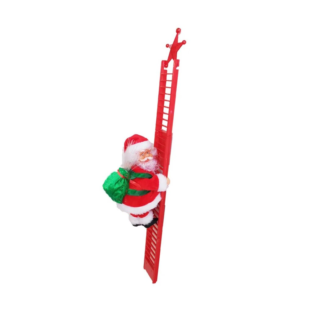 Clausie™ Santa Claus mit Leiter | 50% RABATT