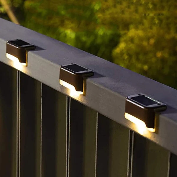VividLights™ LED-Solar-Treppenlichter | 2+2 GRATIS