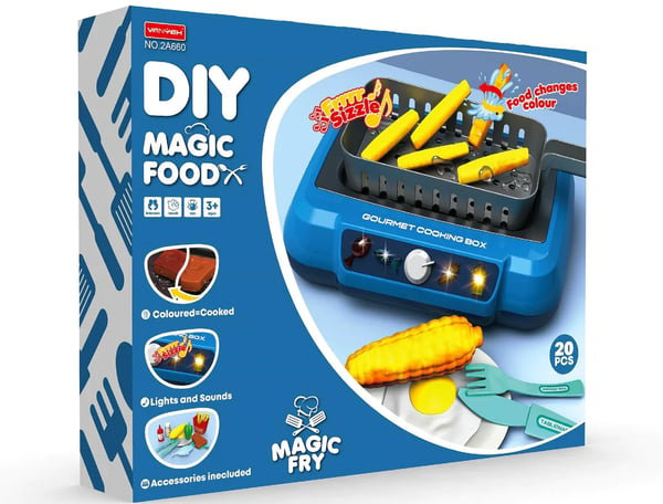 TinyChef™ Magic Fry Kochspielzeug-Set | 50% RABATT