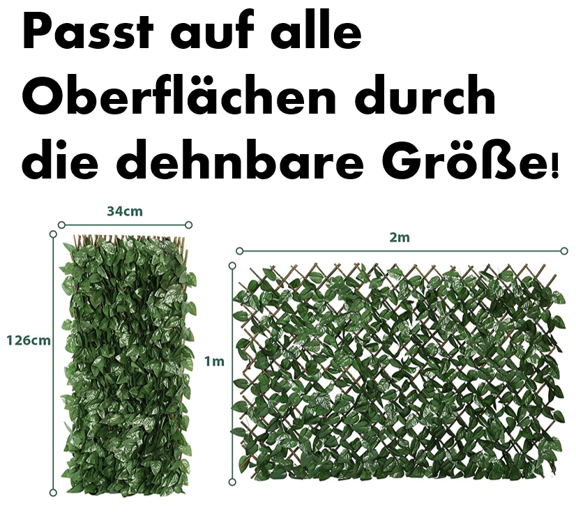 Gardenscape | Künstliches Grünes Blatt (AUSZIEHBAR BIS ZU 2 METER) | 1+1 GRATIS (Letzter Tag Rabatt)