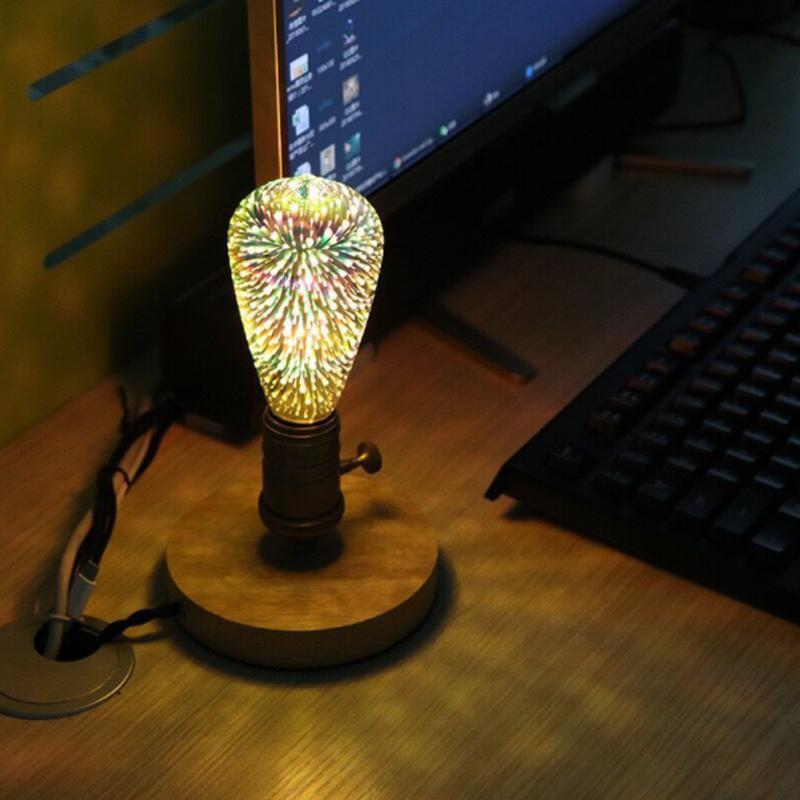 1+1 GRATIS | 3D-Feuerwerk dekorative LED-Lampe