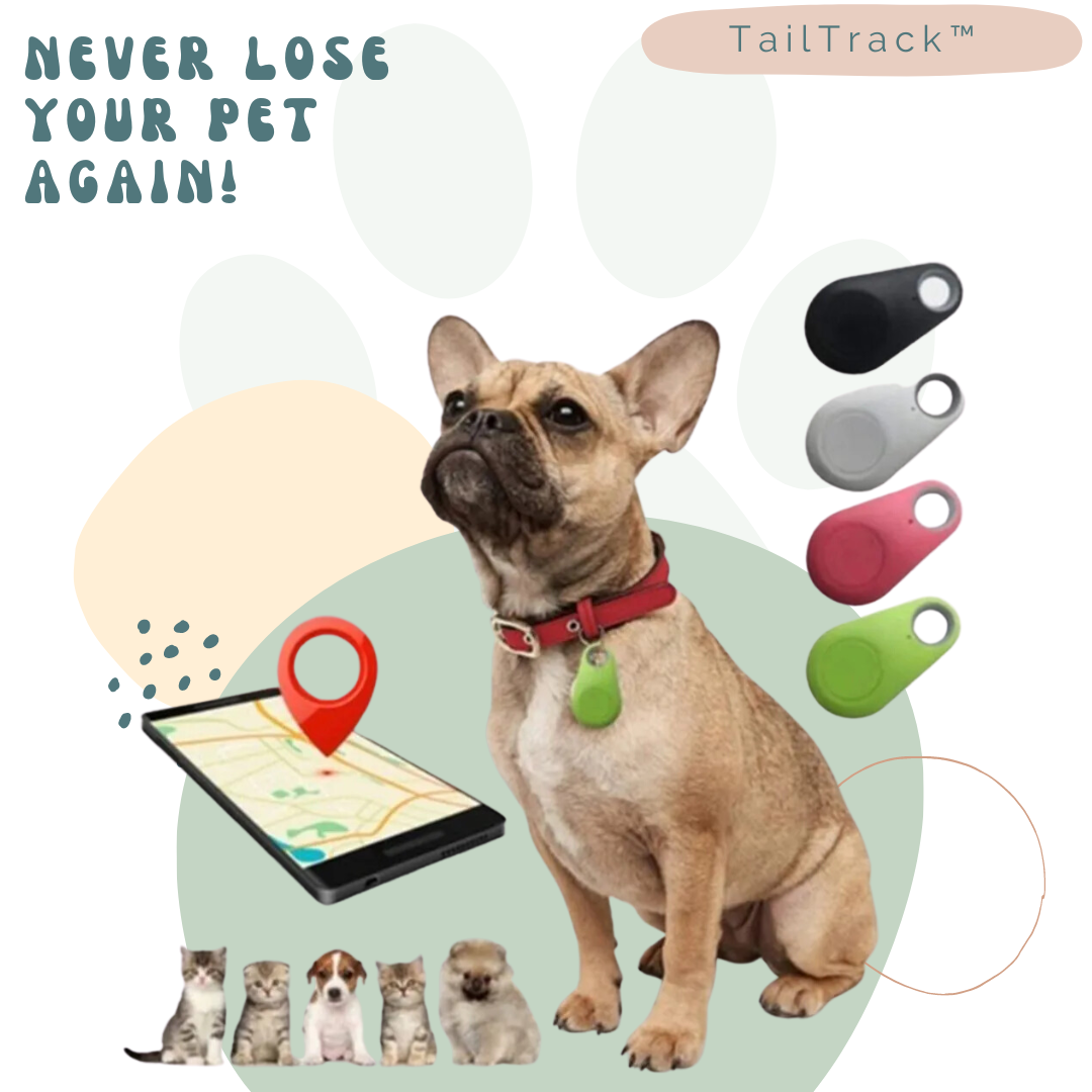 TailTrack™ Bluetooth- und GPS-Tier-Tracker | Kaufen Sie 1 und erhalten Sie 1 GRATIS! (2 beliebige in den Warenkorb legen)