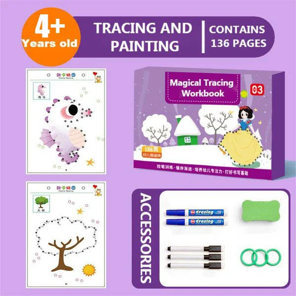 BrainTrainer™ 2.0 | Magical Tracing Workbook Set